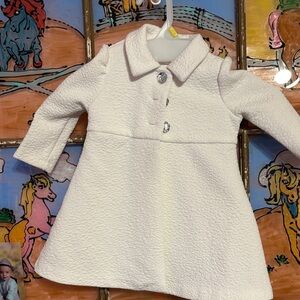 Bonnie Baby White Textured Coat